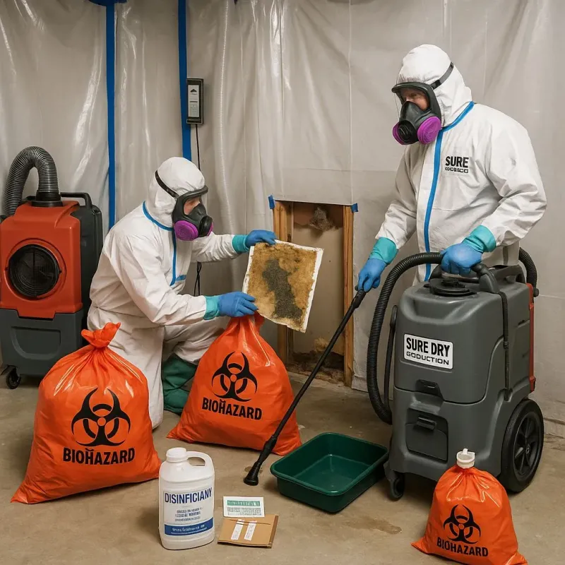 Contaminated Water Handling Protocols process in Mowbray Mountain, TN